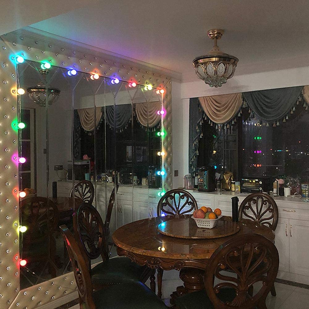 Chende Lampe Miroir RGB 10 psc mural Hollywood style تنزوت