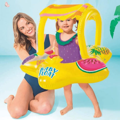 Intex Bouee enfant Avec un auvent intégré pour se protéger des rayons du soleil 56573NP تنزوت