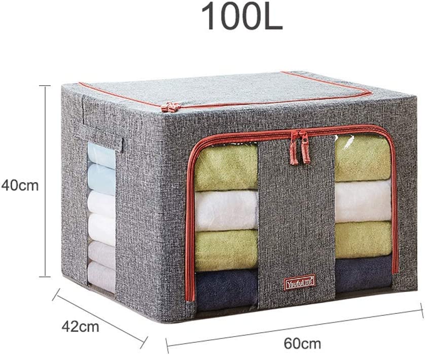 Coffre de Rangement Pliable Pour Vêtements et Articles تنزوت