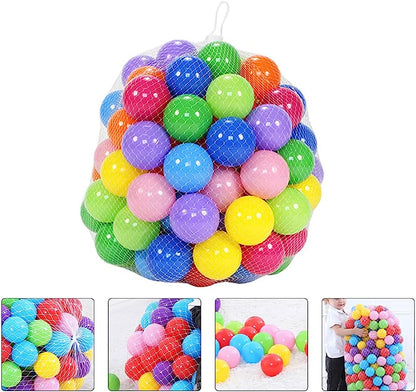 Sac de 50 balles De Jeux multicolore avec Diamètre 75 Mm تنزوت