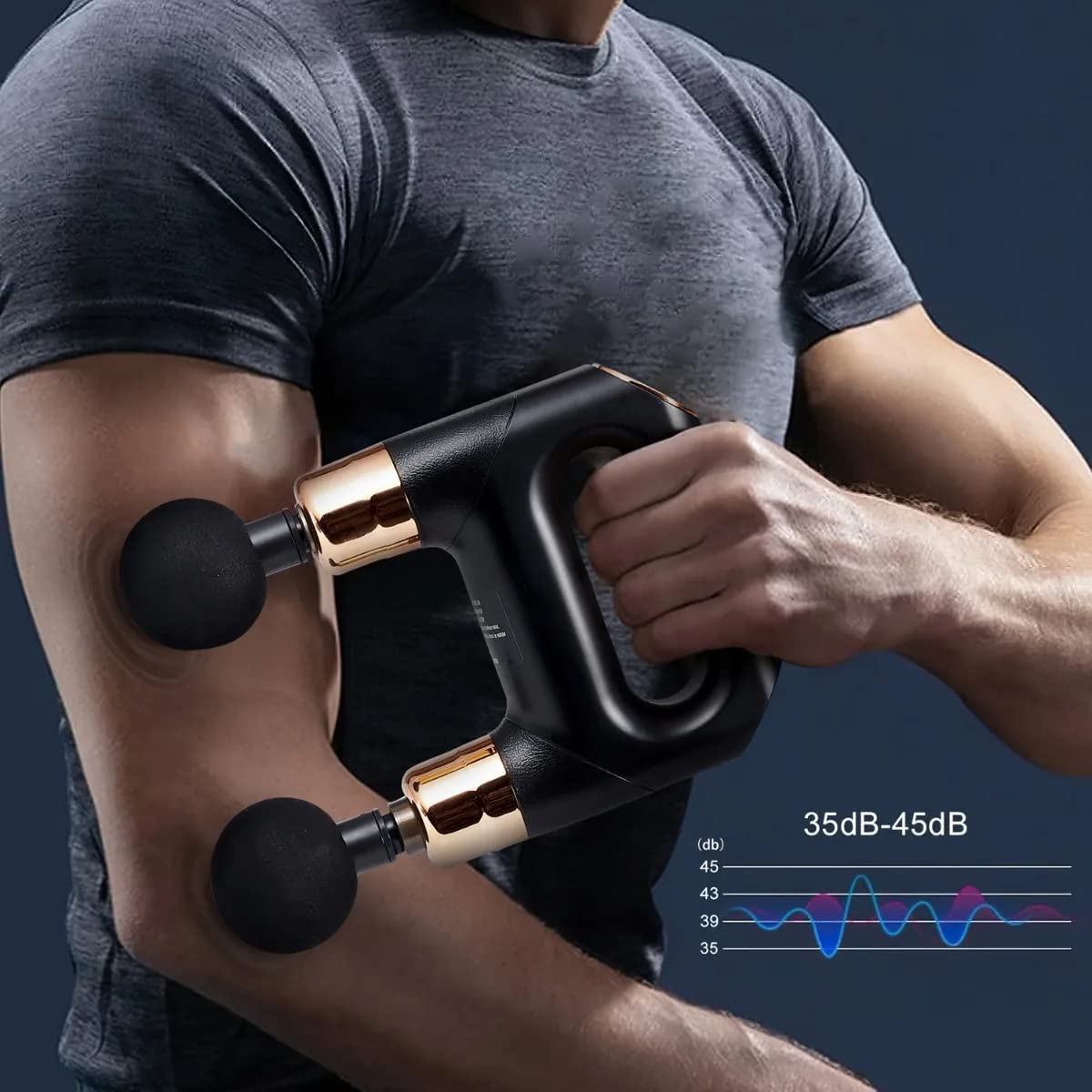 Masseur électrique double têtes 6 vitesses réglables - تنزوت