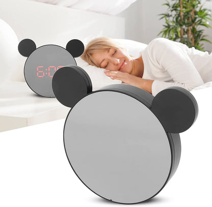 Réveil miroir numérique intelligent en forme mickey mouse - تنزوت