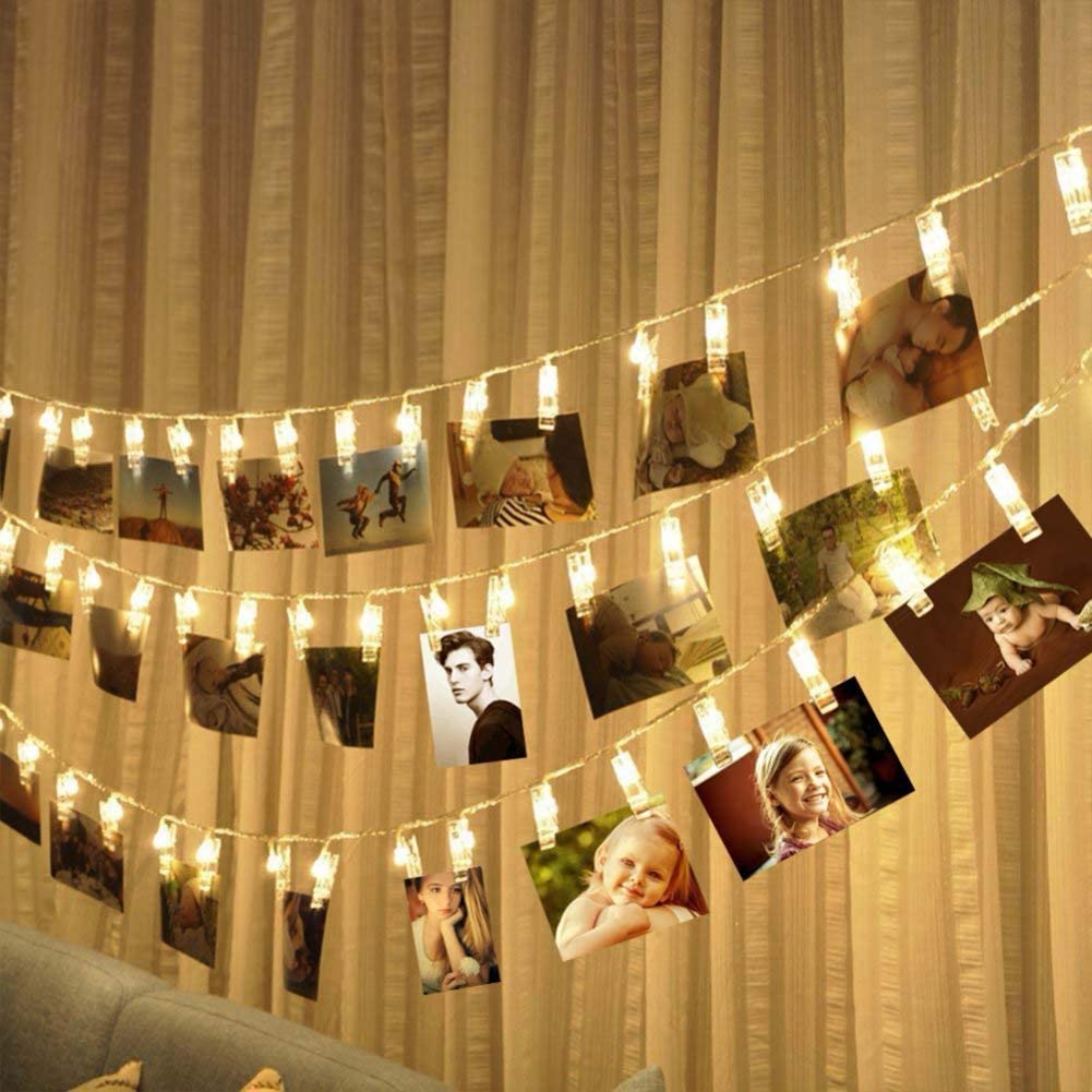 Clips lumineux pour accrocher des photos décoration intérieure تنزوت