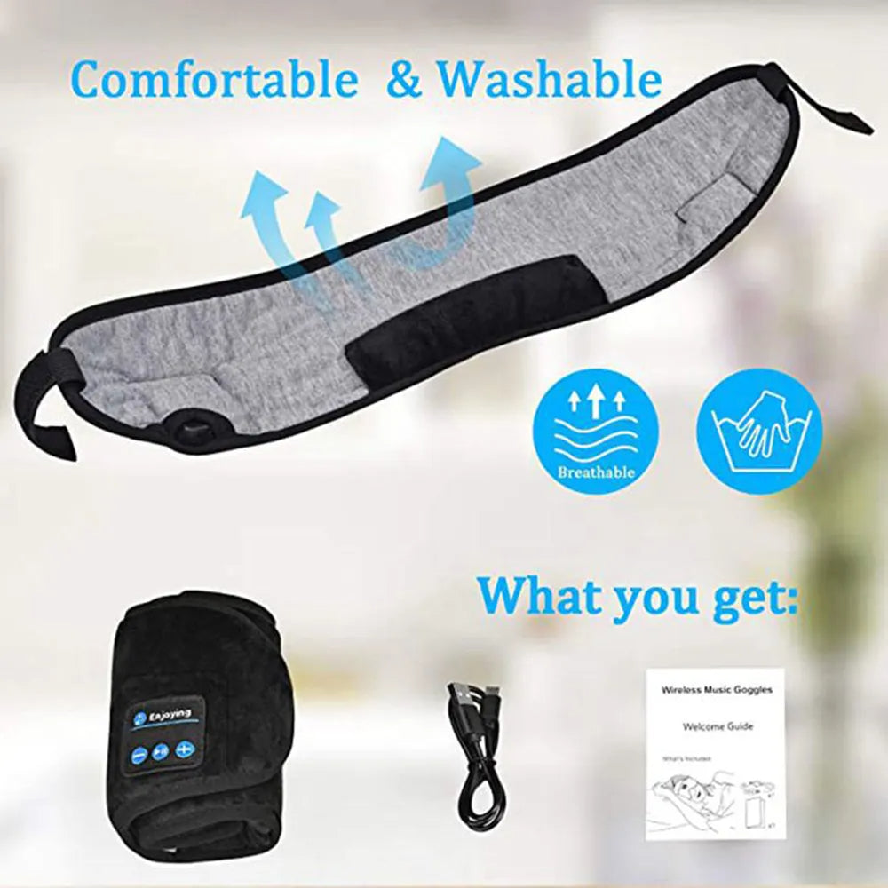 Casque de sommeil confortable sans fil Bluetooth 5.0 - تنزوت
