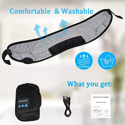 Casque de sommeil confortable sans fil Bluetooth 5.0 - تنزوت