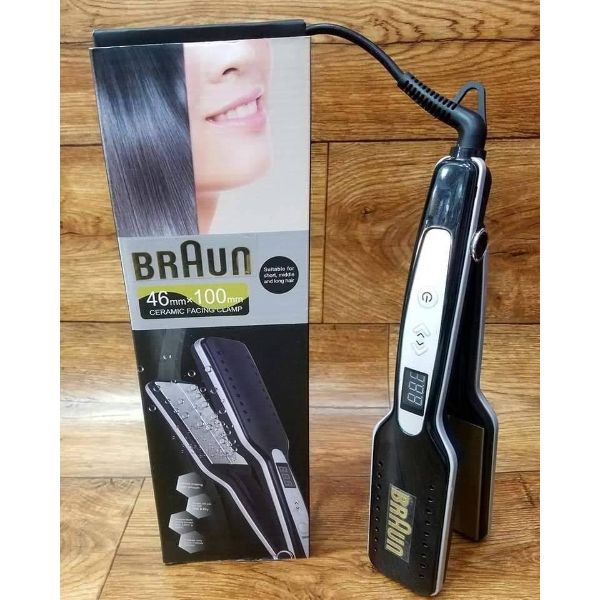 BRAUNE Lisseur a Vapeur Plaque Ceramique Pro تنزوت