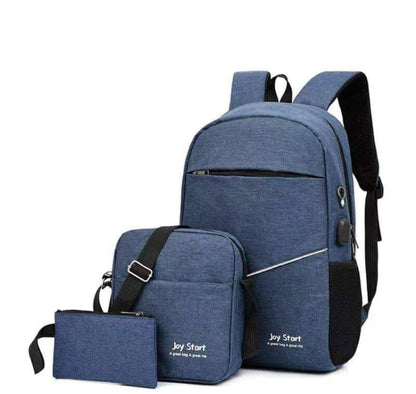 Joy Start Sacs à dos loptop USB 3 PCS multifonctionnel Avec Sortie USB ET Sortie kit-man تنزوت