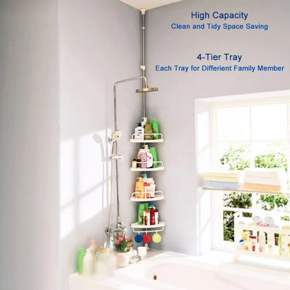 Étagère de rangement d'angle haut de gamme pour Sale de bain et toilettes 260Cm تنزوت
