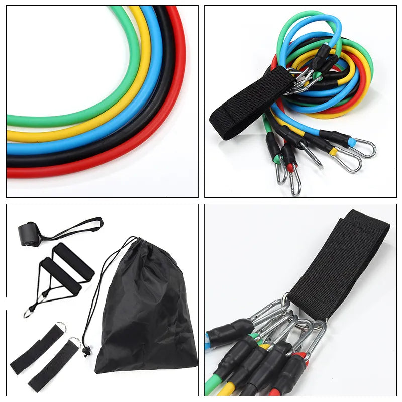 Ensemble de bandes de résistance 11 pcs équipement de Sports à domicile تنزوت