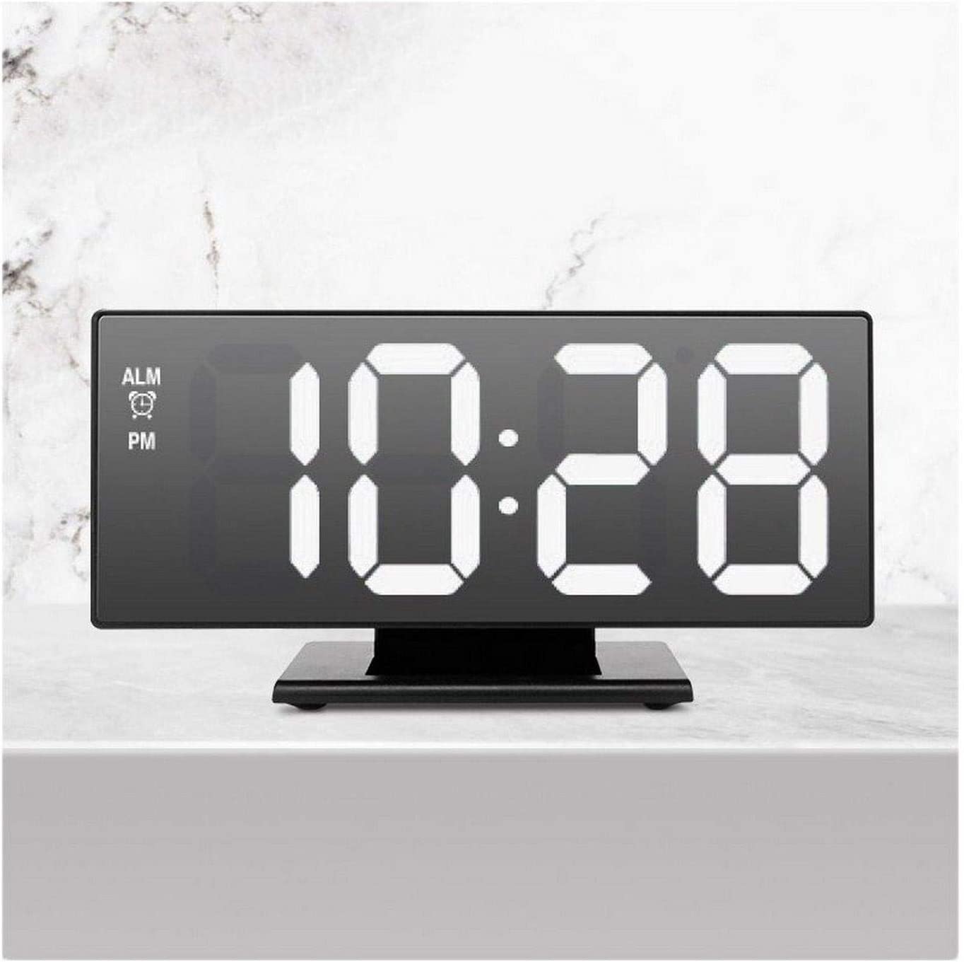 Horloge et réveil thermomètre de table electronique lumineux DS-3618L - تنزوت