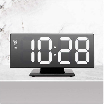 Horloge et réveil thermomètre de table electronique lumineux DS-3618L - تنزوت