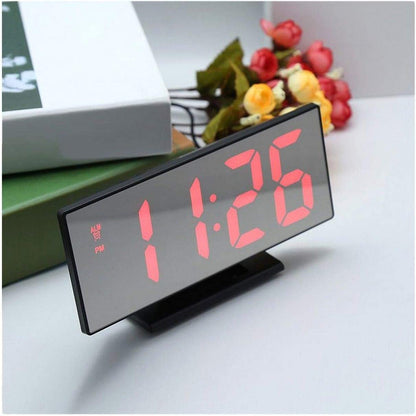 Horloge et réveil thermomètre de table electronique lumineux DS-3618L - تنزوت