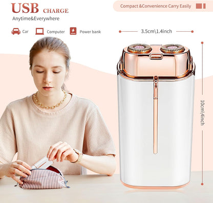Flawless Face Duo Appareil de rasage électrique avec lumière LED pour épilation instantanée تنزوت