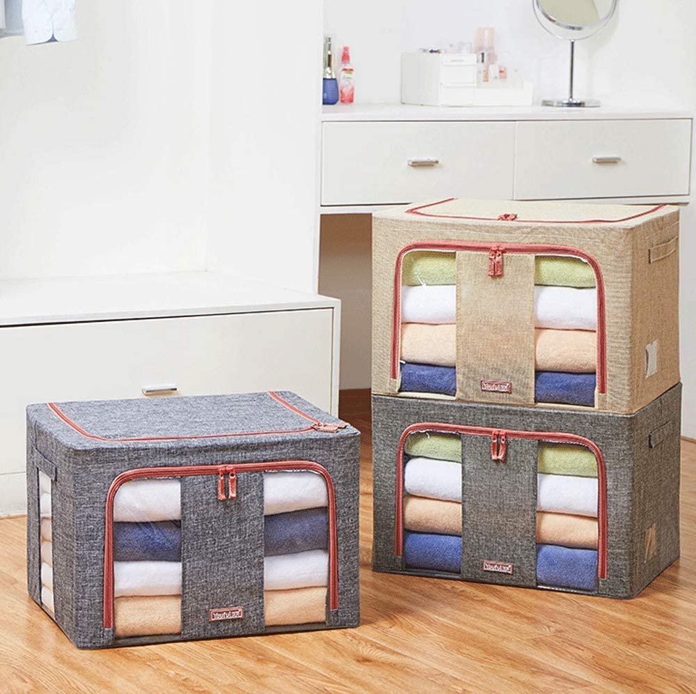 Coffre de Rangement Pliable Pour Vêtements et Articles تنزوت