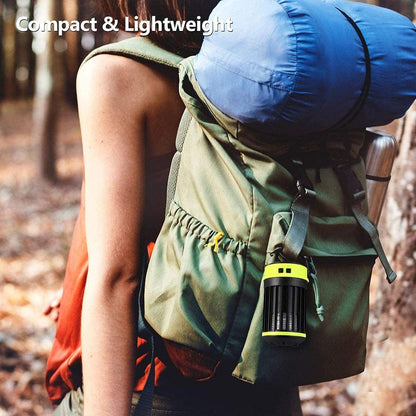lampe anti-moustiques rechargeable de camping 3en1 à énergie solaire IP65 تنزوت