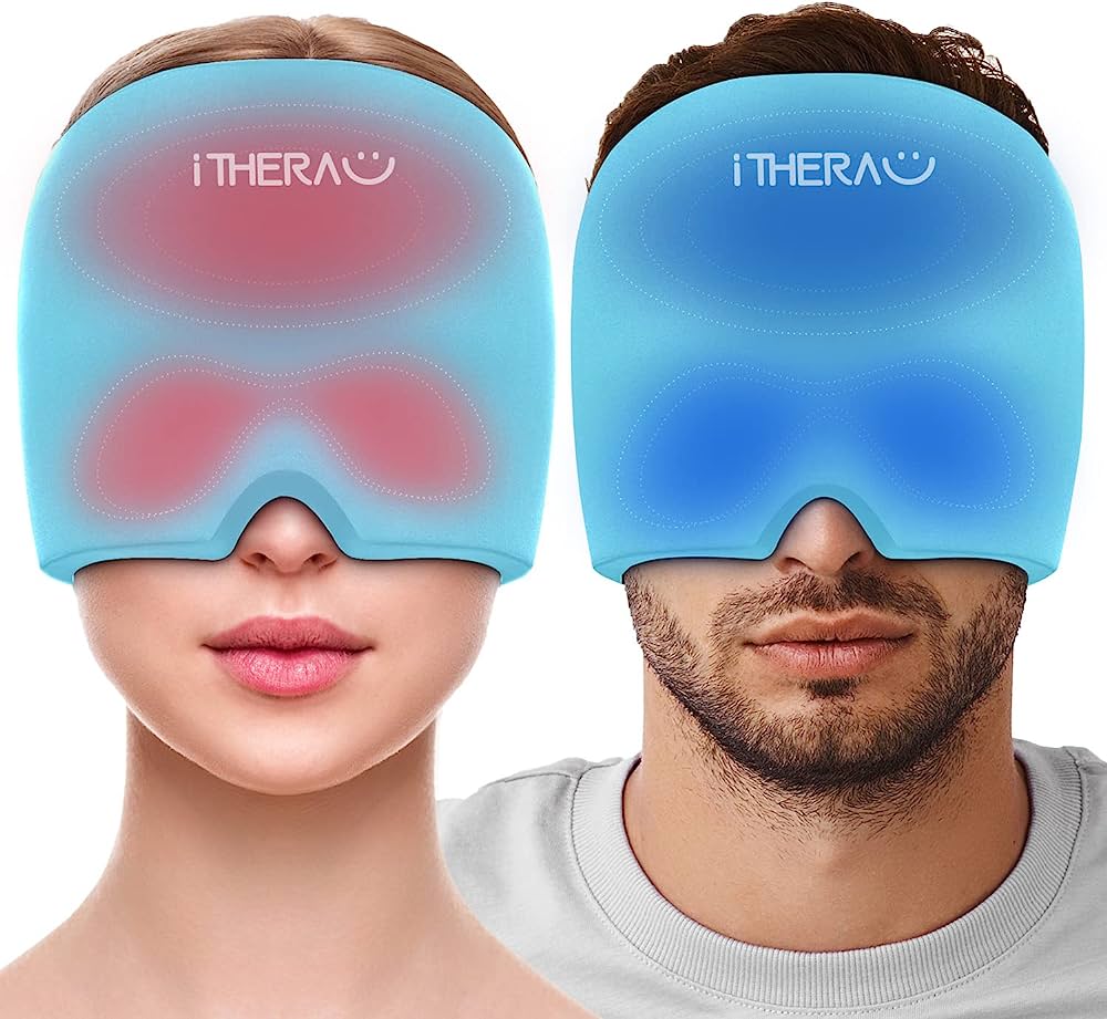 Chapeau de soulagement des maux de tête en Gel extensible تنزوت