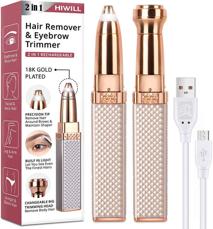 Rasoir Epilateur Electrique 4en1 pour Visage et Corps تنزوت