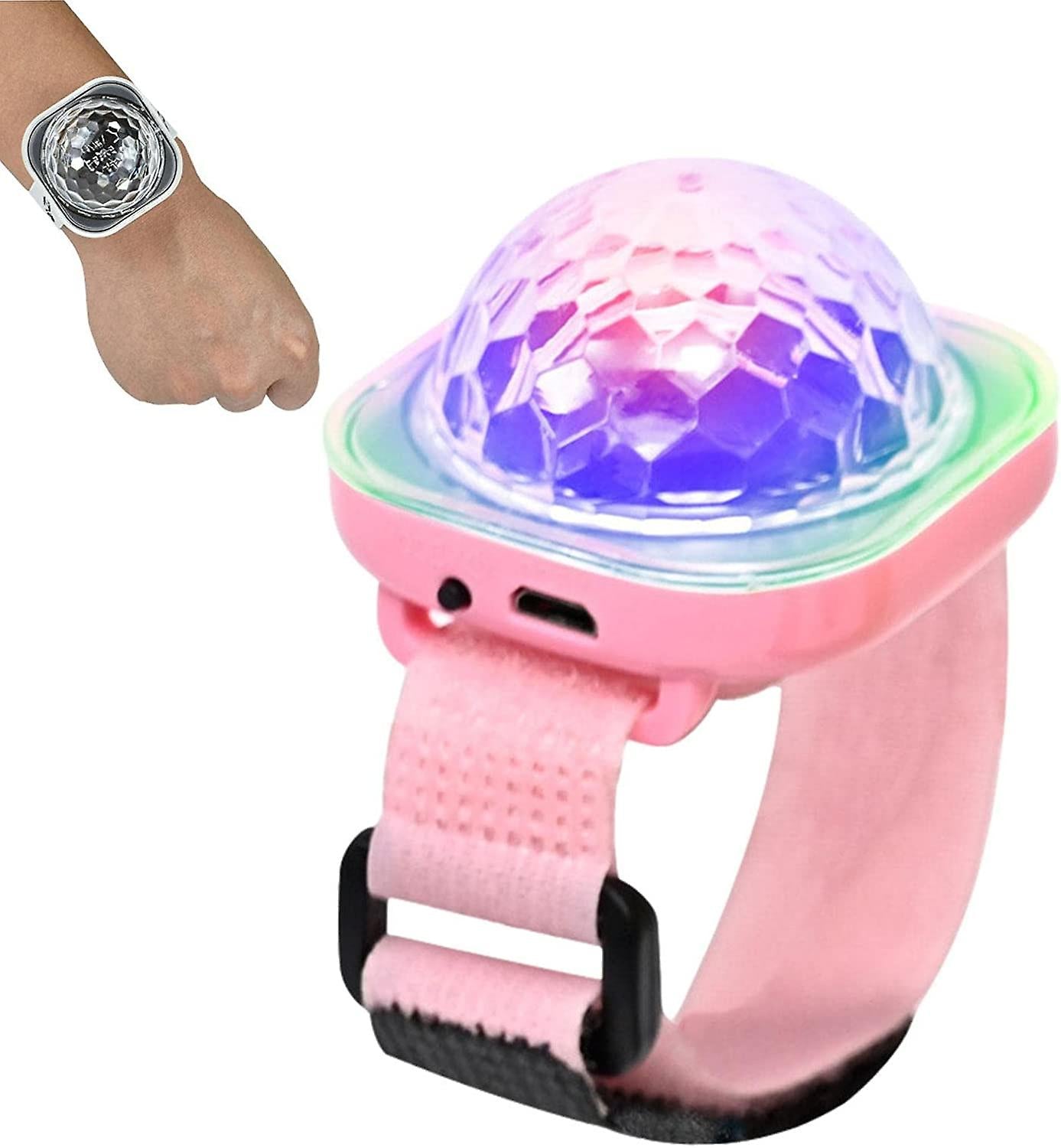 Montre Disco Ball Lumineuse avec ventouse rechargeable - ساعة كرة ديسكو مضيئة قابلة لإعادة الشحن - تنزوت