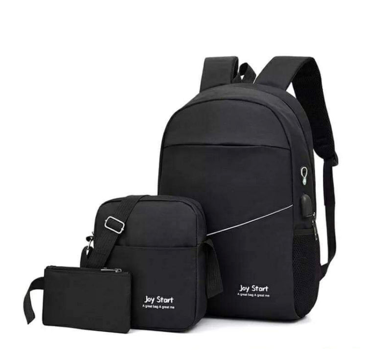 Joy Start Sacs à dos loptop USB 3 PCS multifonctionnel Avec Sortie USB ET Sortie kit-man تنزوت