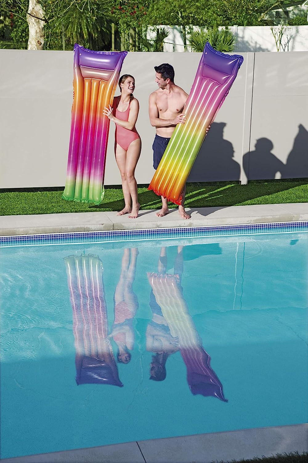 Matelas De Piscine Arc-en-ciel 183×69 Cm Bestway 44041 تنزوت