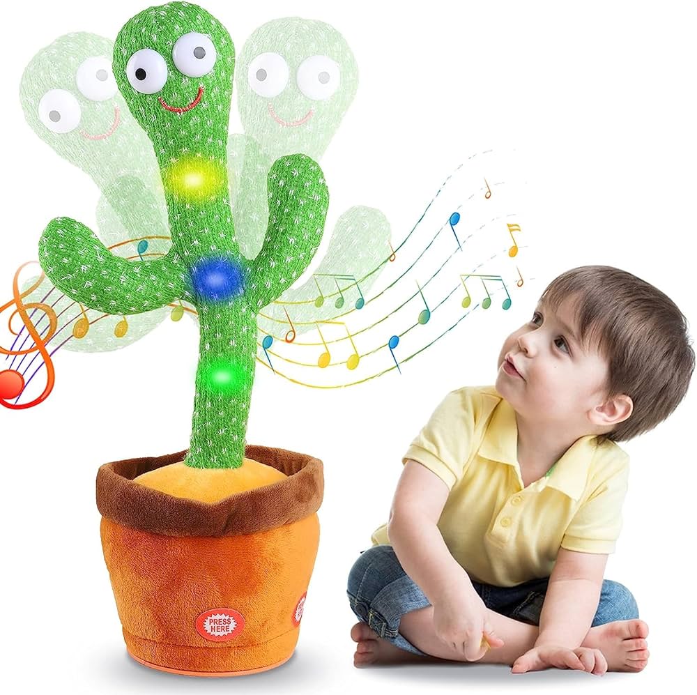 Cactus danseuse Rechargeable | لعبة الصبارة الراقصة للاطفال تنزوت