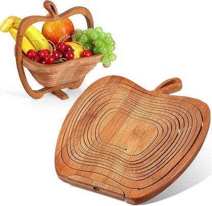 Panie Fruits magique pliable en bambou تنزوت