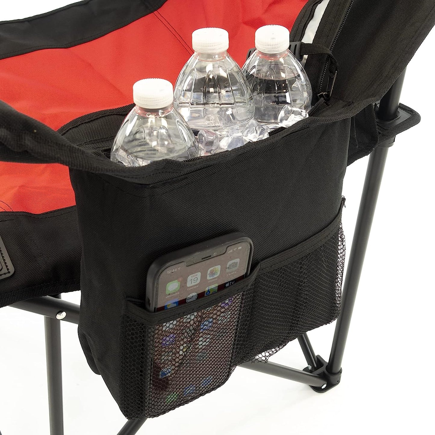 RTIC Chaise de camping pliante avec porte-boissons et sacs isoterme تنزوت