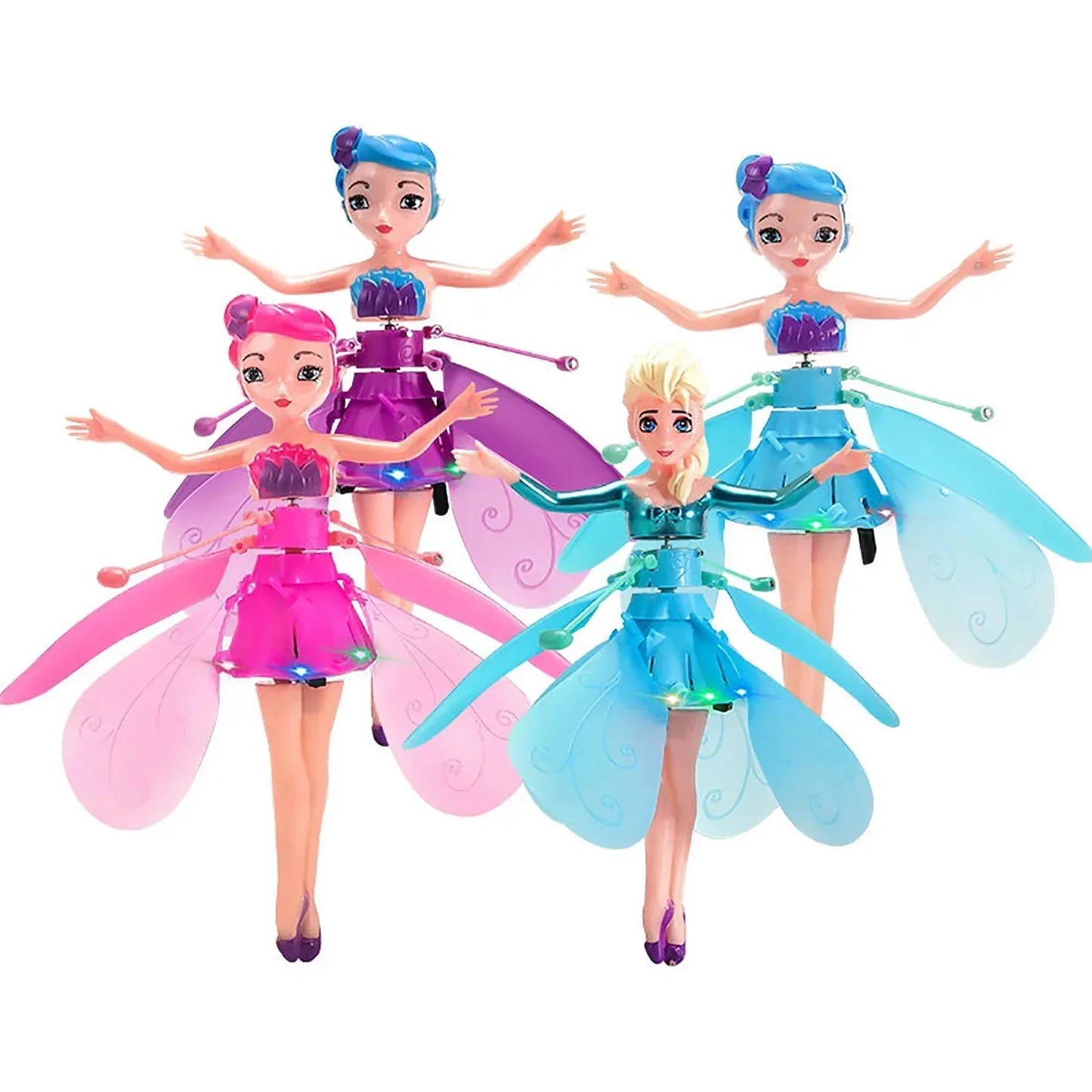 Jouet de princesse volante lumineuse تنزوت