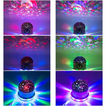 Ampoule LED Bluetooth Haut-parleur + effet jeux d lumière de scène magique - تنزوت