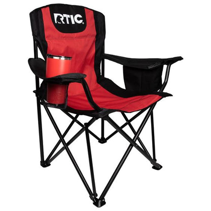 RTIC Chaise de camping pliante avec porte-boissons et sacs isoterme تنزوت