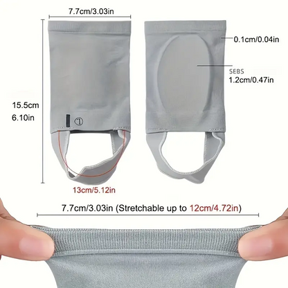 Paire Semelles de pied Soutien de la voûte plantaire en silicone pour fasciite plantaire orthopédique تنزوت