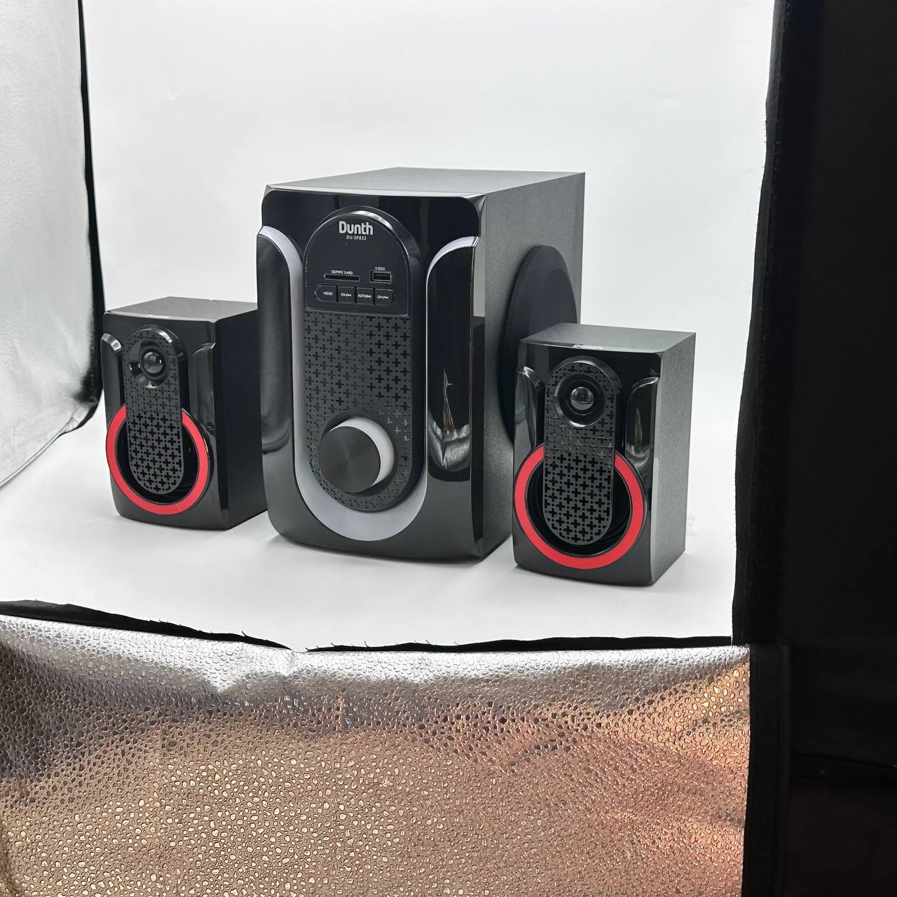 Haut-Parleur DUNTH 8000 W LED BT/AUX/USB/FM Radio DU-SP832 – مكبر صوت إحترافي أصلي تنزوت