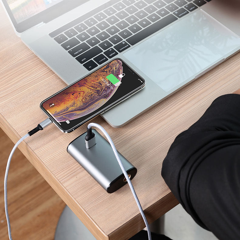 Écouteurs Sans Fil VALDUS A13 TWS 3EN1 avec Boîtier de Charge 1000mAh et Allume Ci-gare Intégré- سماعة لاسلكية وباور بانك مع مشعل تنزوت