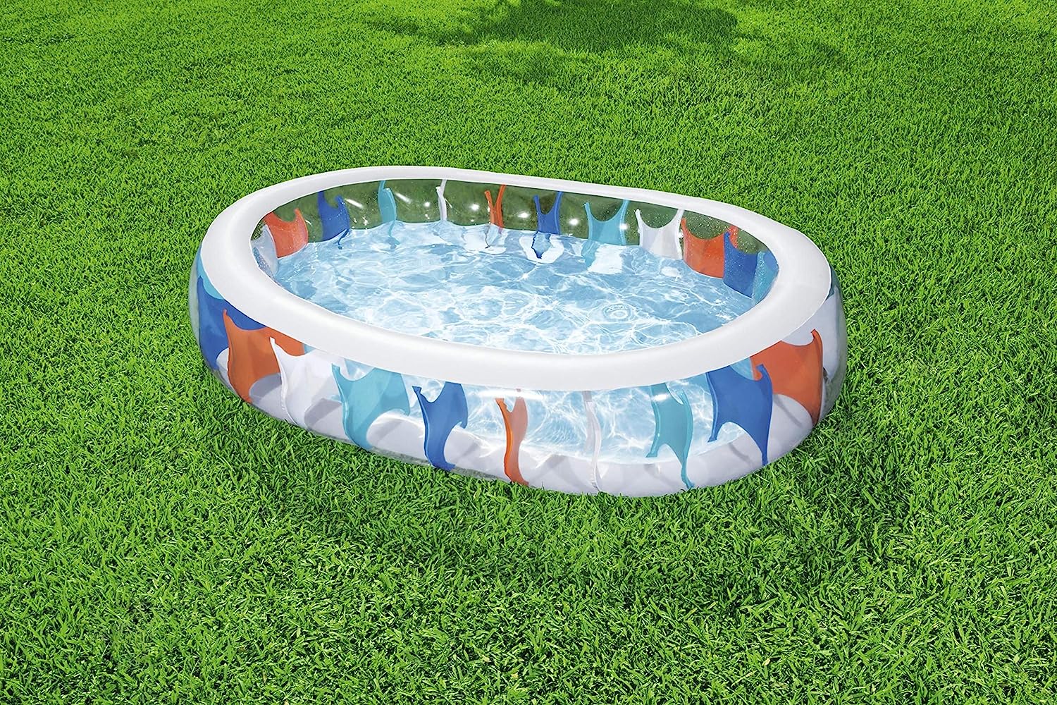 Piscine Elliptique Gonflable Familiale Bestway 54066 تنزوت