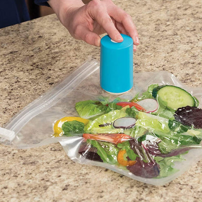 جهاز تفريغ وشفط الهواء من أكياس حفظ الطعام-Always Fresh Machine De Scellage Portable Avec 5 Sacs تنزوت