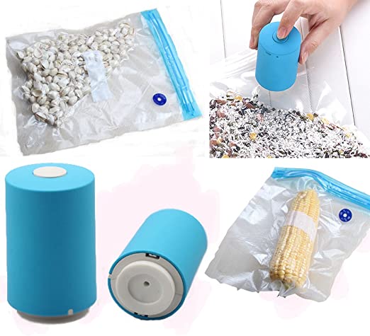 جهاز تفريغ وشفط الهواء من أكياس حفظ الطعام-Always Fresh Machine De Scellage Portable Avec 5 Sacs تنزوت