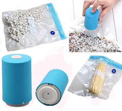 جهاز تفريغ وشفط الهواء من أكياس حفظ الطعام-Always Fresh Machine De Scellage Portable Avec 5 Sacs تنزوت
