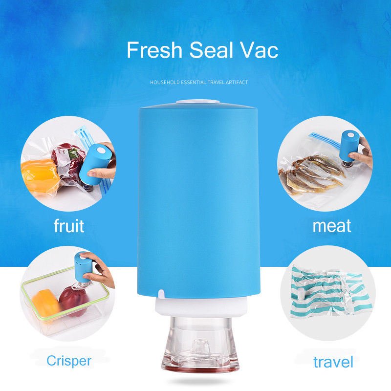 جهاز تفريغ وشفط الهواء من أكياس حفظ الطعام-Always Fresh Machine De Scellage Portable Avec 5 Sacs تنزوت