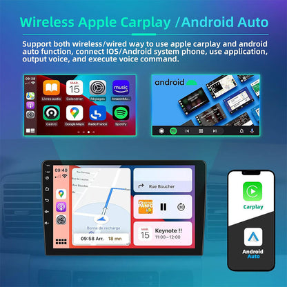 Écran de voiture Android de 10,1 pouces compatible Apple CarPlay Android Auto – شاشة ذكية للسيارة تنزوت