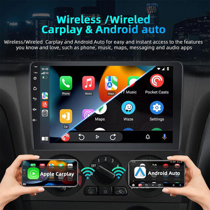 Écran de voiture Android de 10,1 pouces compatible Apple CarPlay Android Auto – شاشة ذكية للسيارة تنزوت