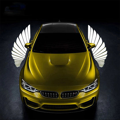 Projecteur LED en forme d’ailes d’ange pour rétroviseur latéral de voiture – أضواء خارجية للسيارة على شكل أجنحة تنزوت