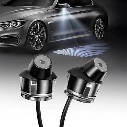 Projecteur LED en forme d’ailes d’ange pour rétroviseur latéral de voiture – أضواء خارجية للسيارة على شكل أجنحة تنزوت