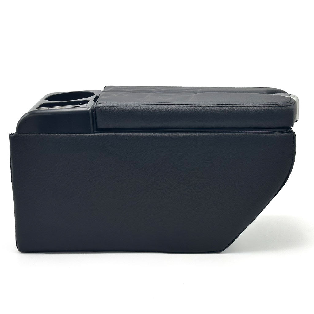Organisateur de Console Centrale Voiture avec Accoudoir et Porte-Gobelet USB – منظم أغراض ومسند سيارة تنزوت