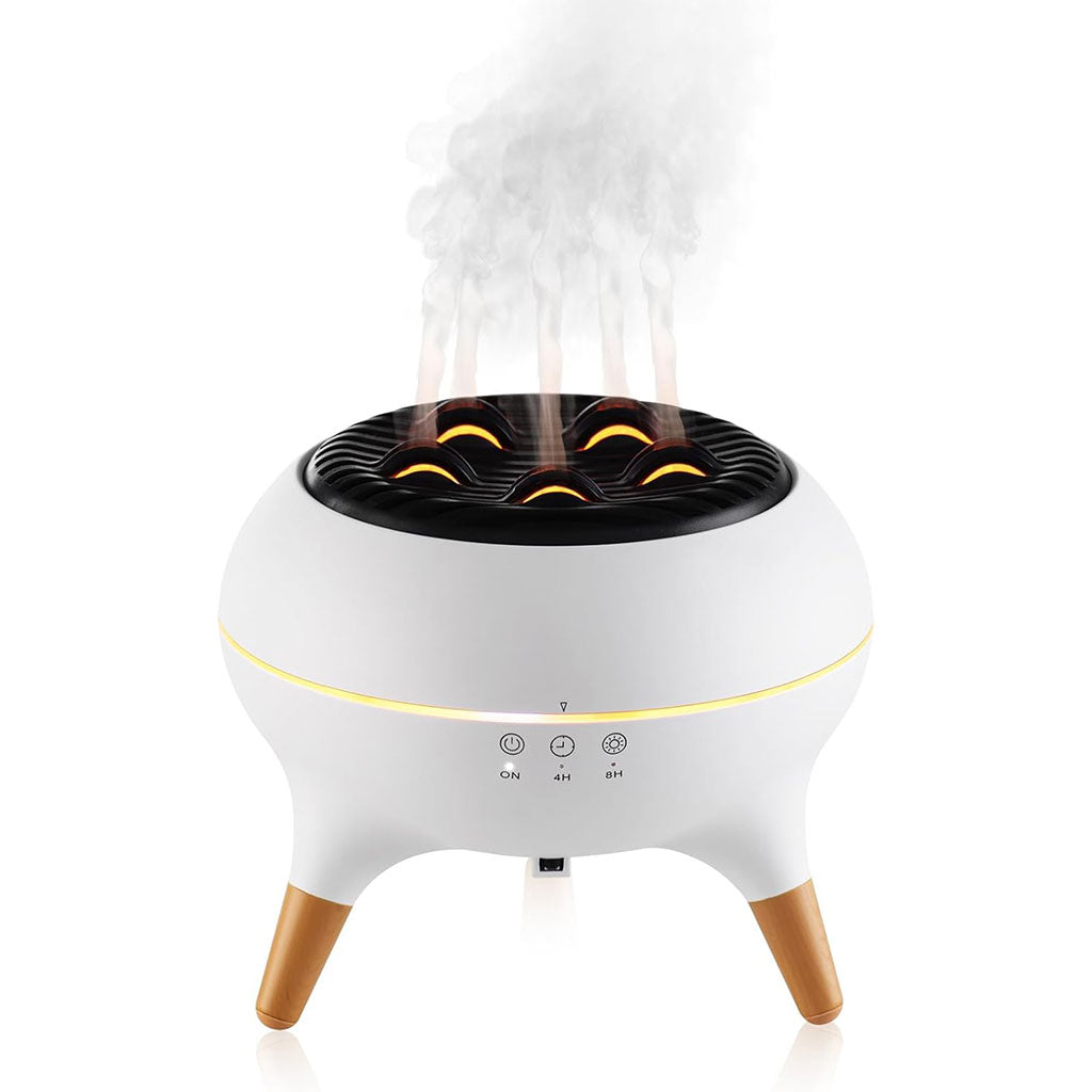 Diffuseur d’huiles essentielles ultrasonique 350 ml avec télécommande et lumières – جهاز تعطير الجو تنزوت