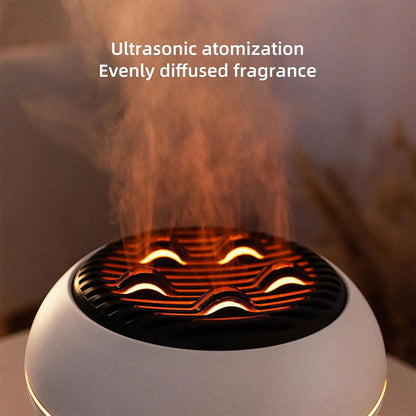 Diffuseur d’huiles essentielles ultrasonique 350 ml avec télécommande et lumières – جهاز تعطير الجو تنزوت