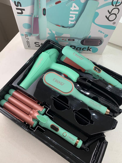 Elite99 Styling 4en1 Pack Ultime pour des Cheveux Parfaits – مجموعة العناية بالشعر 4في1 تنزوت