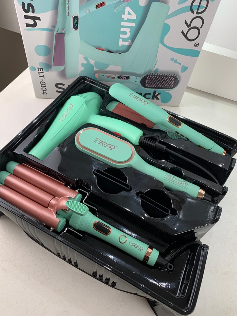 Elite99 Styling 4en1 Pack Ultime pour des Cheveux Parfaits – مجموعة العناية بالشعر 4في1 تنزوت