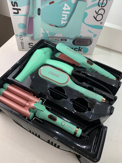 Elite99 Styling 4en1 Pack Ultime pour des Cheveux Parfaits – مجموعة العناية بالشعر 4في1 تنزوت
