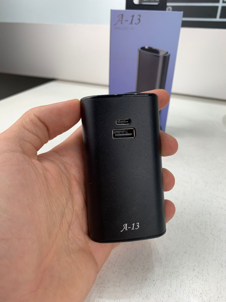 Écouteurs Sans Fil VALDUS A13 TWS 3EN1 avec Boîtier de Charge 1000mAh et Allume Ci-gare Intégré- سماعة لاسلكية وباور بانك مع مشعل تنزوت