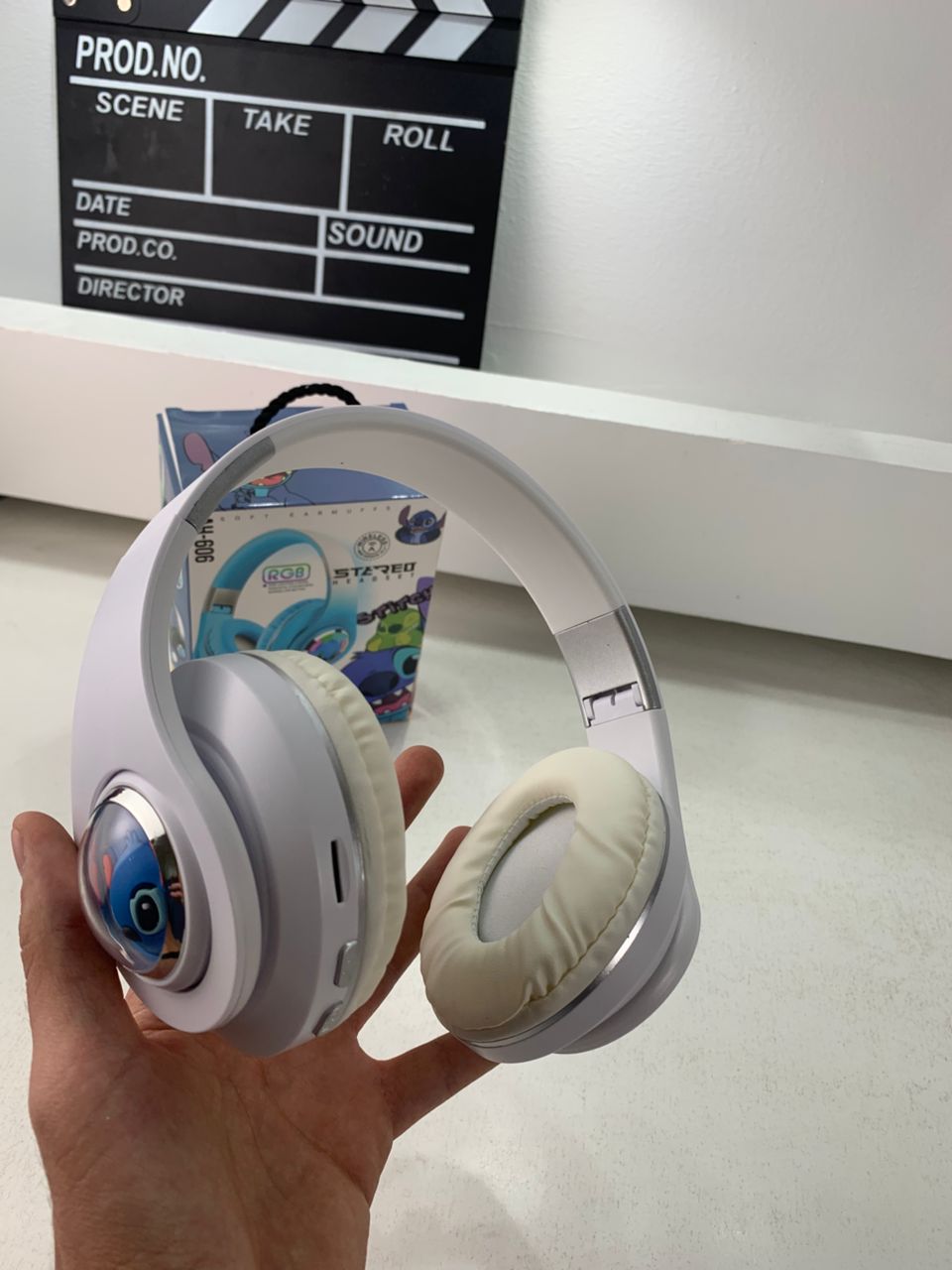 Casque Audio Design Stitch pour Enfants avec Connexion Bluetooth, USB et Carte TF – سماعات رأس للأطفال ستيتش تنزوت